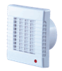 Ventilator de perete cu jaluzele automate