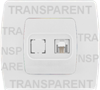 Priza telefon transparenta
