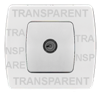 Priza TV terminala transparenta
